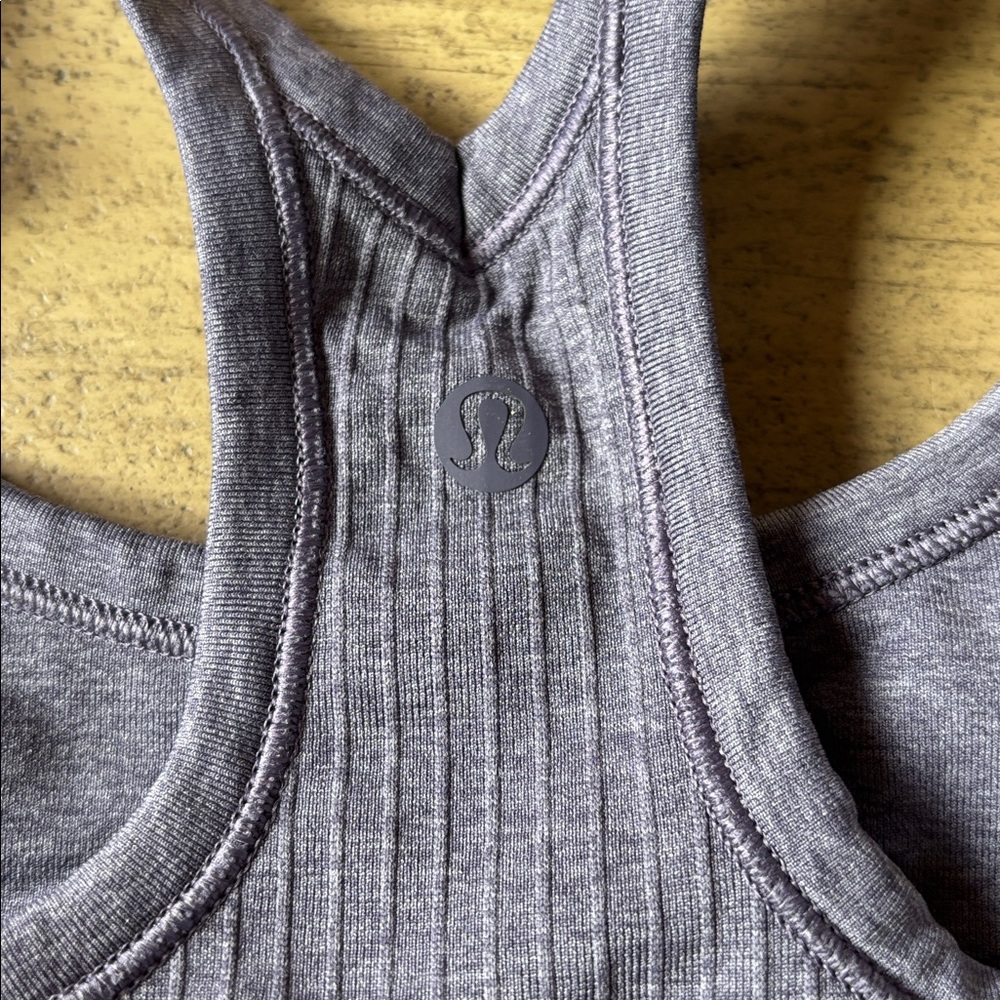 Lululemon Ribbed Racerback Tank Top in purple - Picture 3 of 4